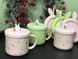 Кружка з кришкою і трубочкою та ел. підігрівом "Теплий Зайчик" салатова 300 мл ТМ10112 фото 1 Blackmint