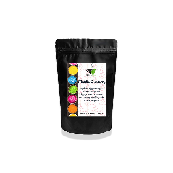Червона матча Журавлинна перлина, 100 г TM00910 Blackmint
