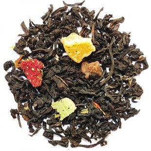 Чай розсипний Суниця з вершками чорна 125 г ТМ00949 Blackmint